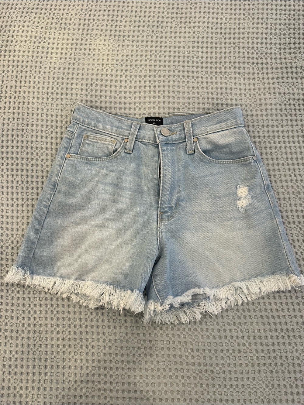 Just Black High Waisted Shorts